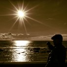 man and sea